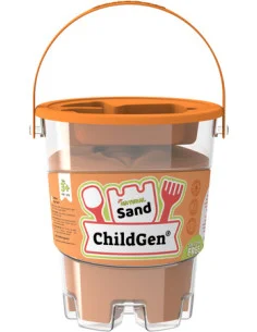 ChildGen Kinetický písek s formičkou, oranžový