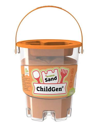 ChildGen Kinetický písek s formičkou, oranžový