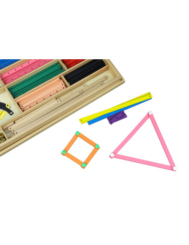 Montessori Geometricky skladaci material