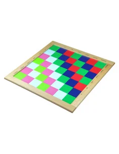 Montessori Barevna tabule pro nasobeni desetinym cislem