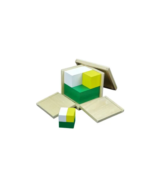 Montessori Krychle pro vypocet druhe mocniny