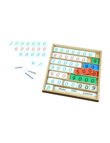 Montessori Bankovni hra