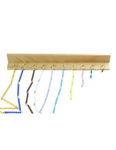 Montessori Vesacek na perlove retezy