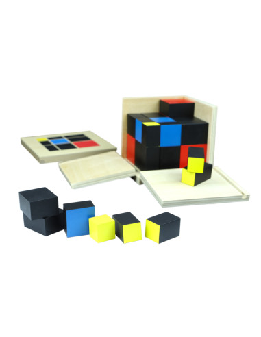 Montessori Trinomicka krychle