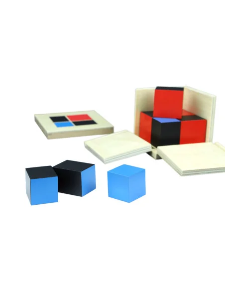 Montessori Binomicka krychle