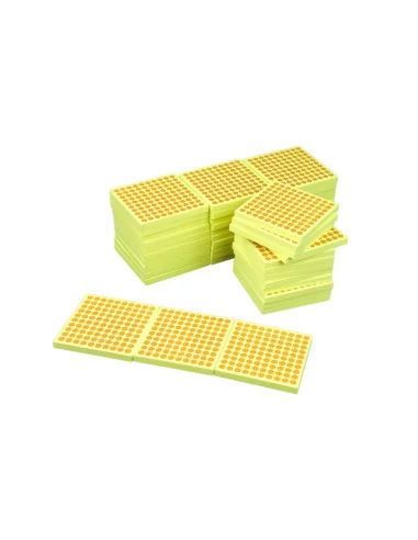 Montessori 45 kusu drevenych stovkovych ctvercu
