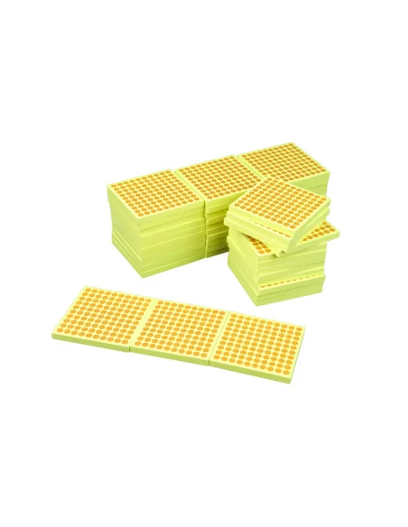 Montessori 45 kusu drevenych stovkovych ctvercu
