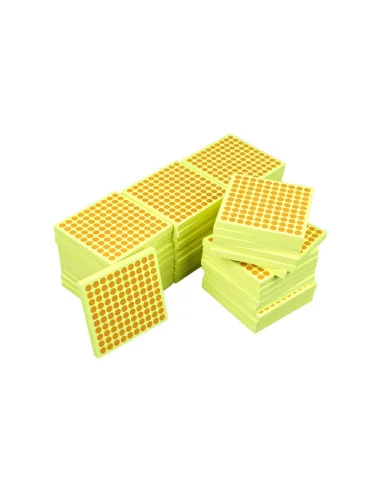 Montessori 45 kusu drevenych stovkovych ctvercu