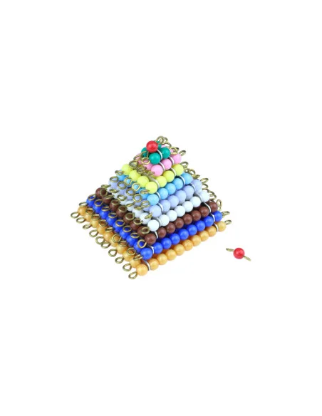 Montessori Perlove ctverce (barevne)