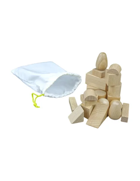 Moyo Montessori Tajemný sáček s geometrickými tvary