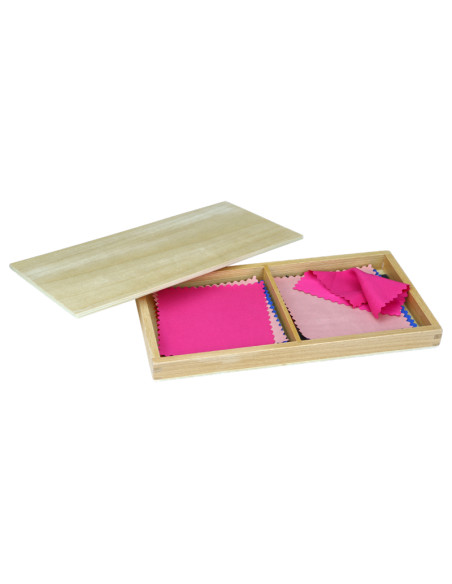Montessori Krabička s látkami