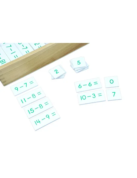Montessori Odcitaci krabicka - priklady a vysledky