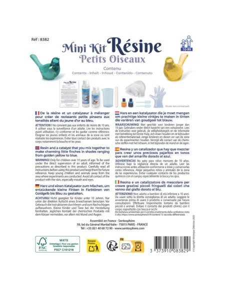 Sentosphere Mini sada pryskyřice - ptáčci