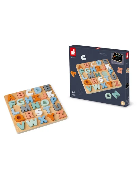 Janod Vkládací puzzle Abeceda