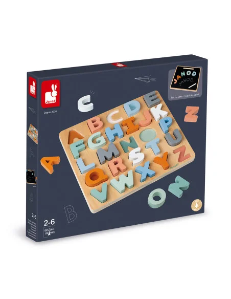 Janod Vkládací puzzle Abeceda