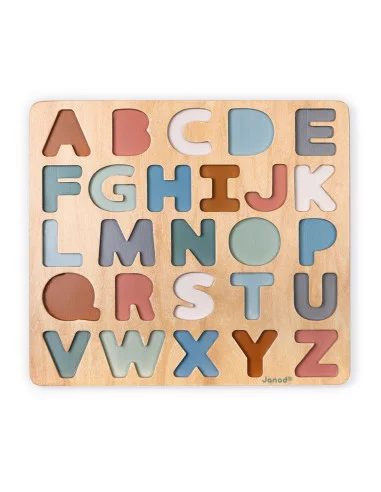 Janod Vkládací puzzle Abeceda