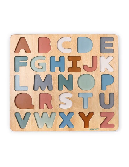 Janod Vkládací puzzle Abeceda
