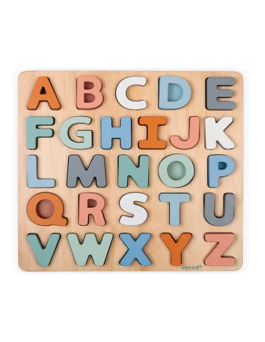 Janod Vkládací puzzle Abeceda