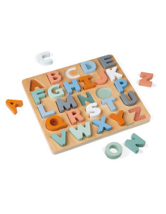Janod Vkládací puzzle Abeceda