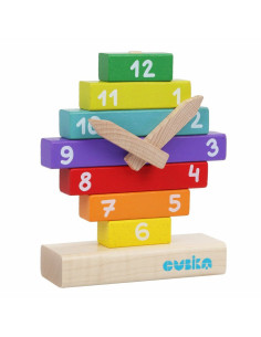 CUBIKA Hodiny s magnetickými ručičkami, skládačka