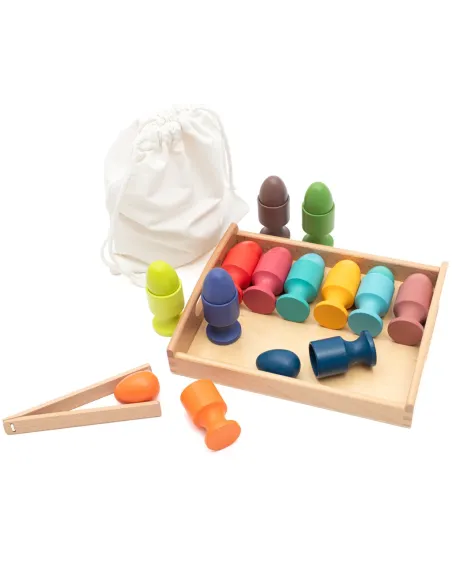 Baby Mix Dřevěná vkládací vajíčka