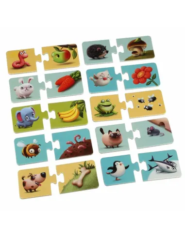 Puzzlika Puzzle - Kdo co jí?