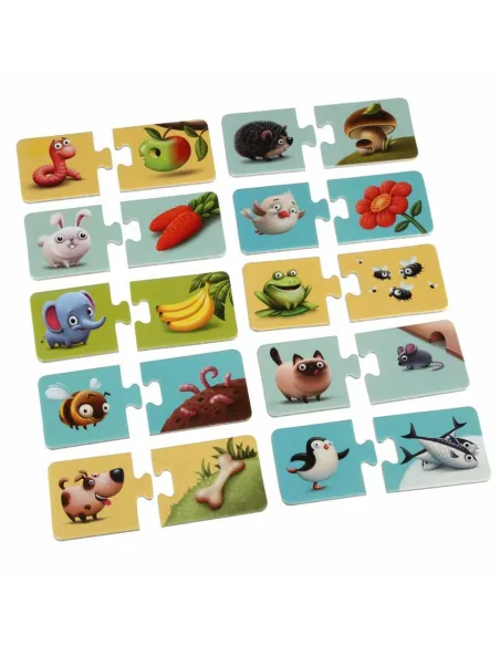 Puzzlika Puzzle - Kdo co jí?
