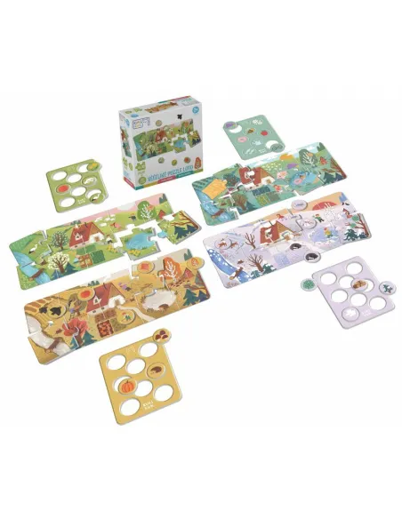 KukiKuk Véééliké Puzzle loto Roční období