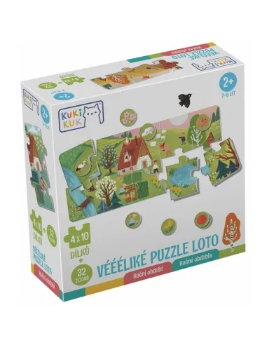 KukiKuk Véééliké Puzzle loto Roční období