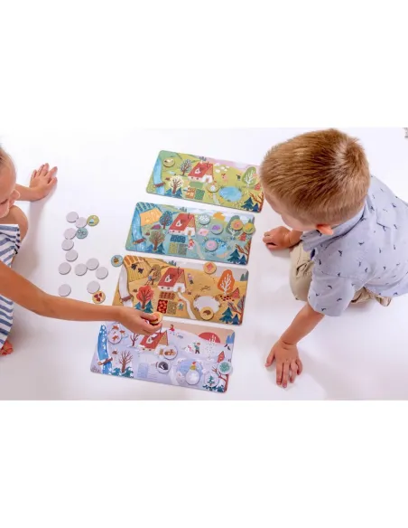 KukiKuk Véééliké Puzzle loto Roční období