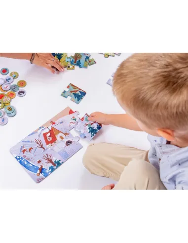 KukiKuk Véééliké Puzzle loto Roční období