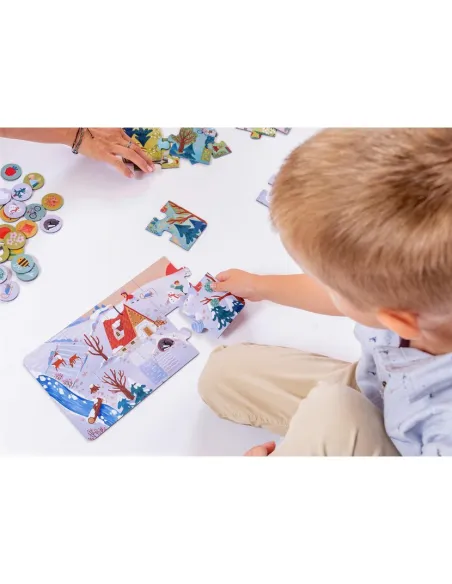 KukiKuk Véééliké Puzzle loto Roční období