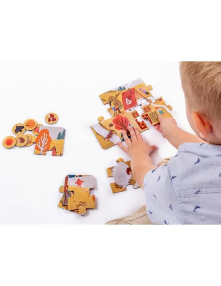 KukiKuk Véééliké Puzzle loto Roční období