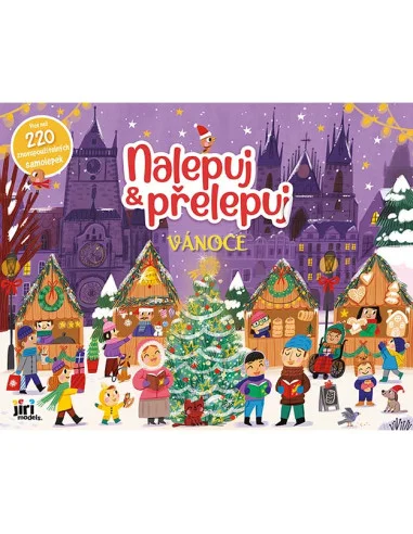 JIRI MODELS Nalepuj a přelepuj Vánoce