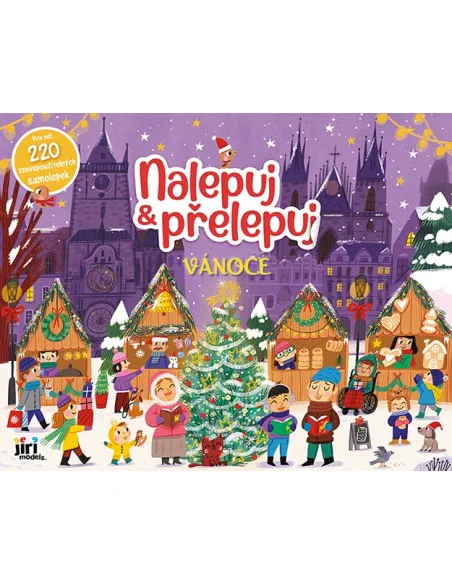 JIRI MODELS Nalepuj a přelepuj Vánoce