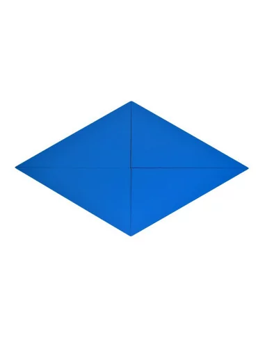 Moyo Montessori Krabička s modrými trojúhelníky