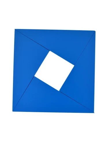 Moyo Montessori Krabička s modrými trojúhelníky