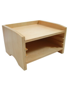 Montessori Komoda na 3 botanicke puzzle