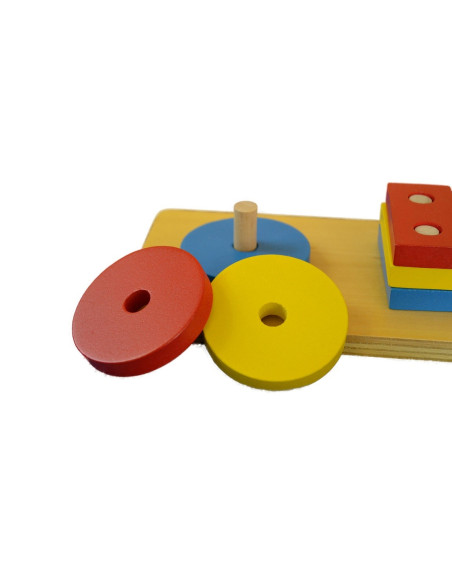 Montessori Barevne geometricke tvary - trideni