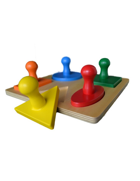 Montessori Puzzle - geometricke tvary