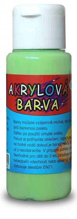 CreaToys Akrylová barva 60 ml - zelená světlá (TURQUISE GREEN)