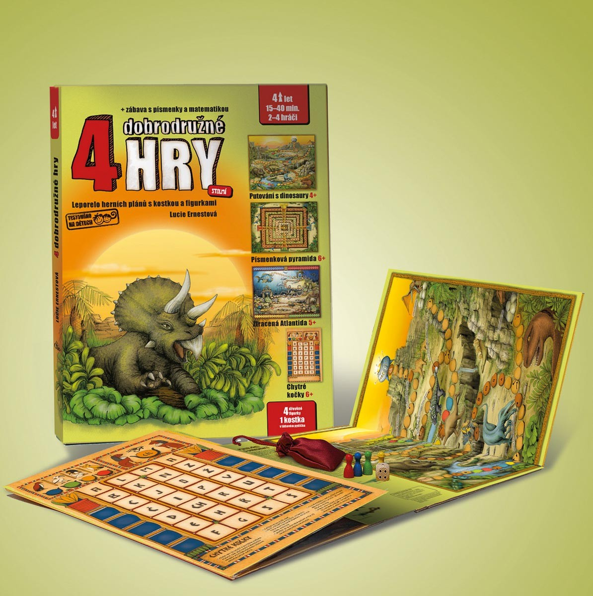 4 dobrodružné hry od Lucie Ernestové