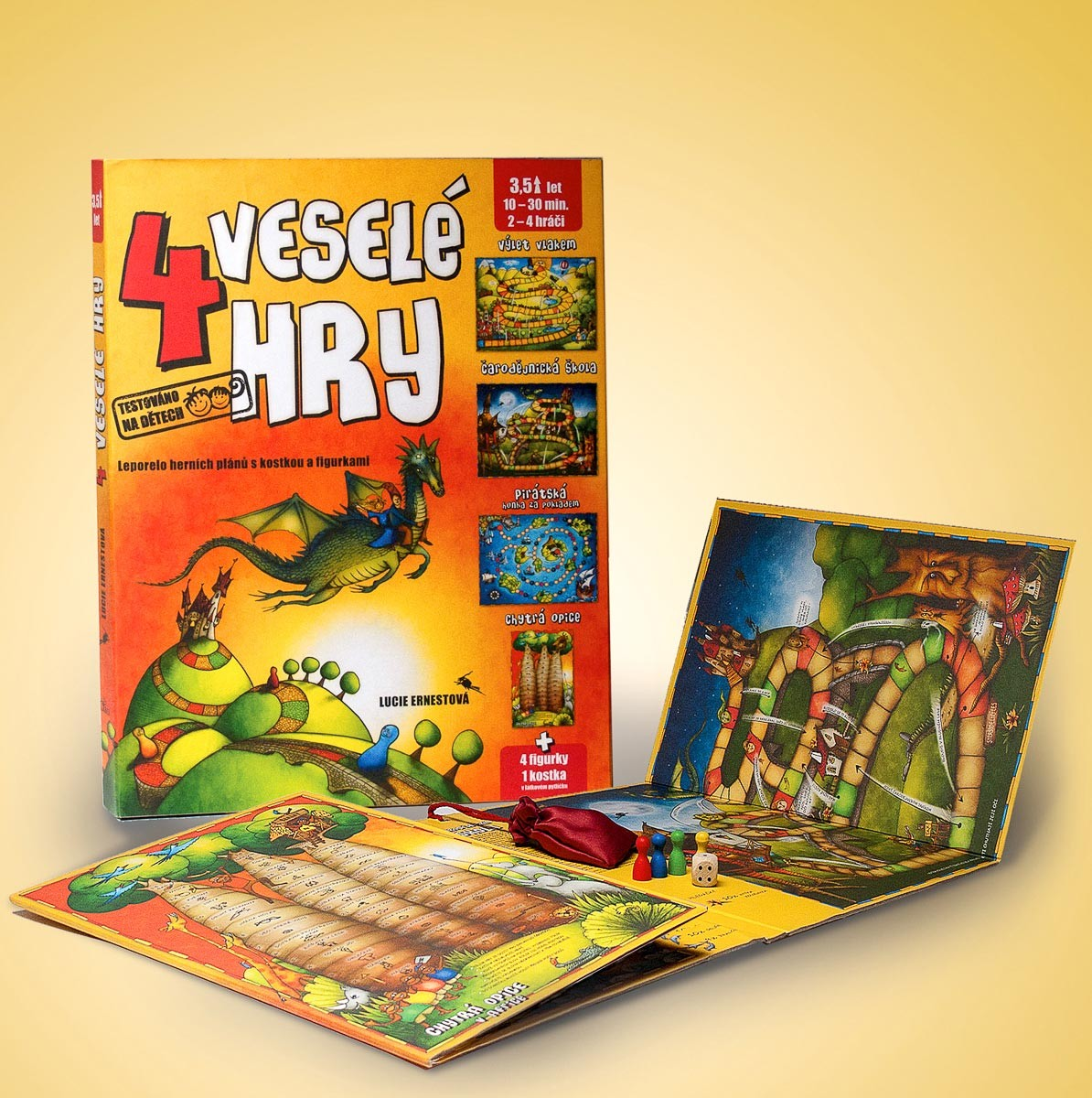 4 veselé hry od Lucie Ernestové