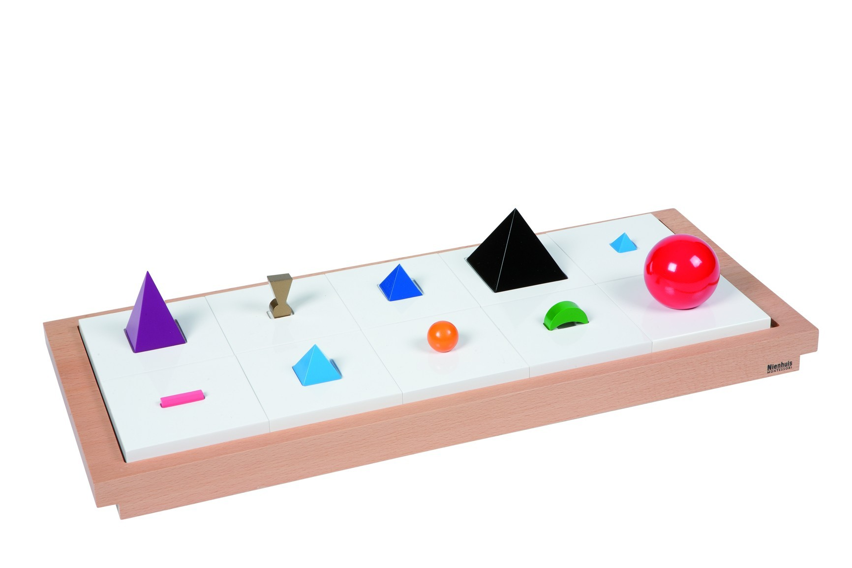 Nienhuis - 3D dřevěné gramatické symboly