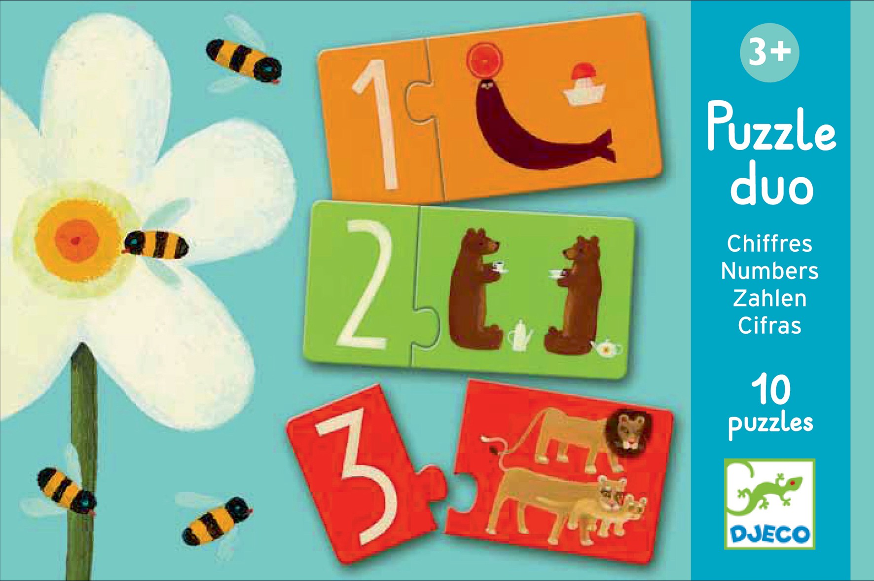 Djeco Puzzle Duo numbers