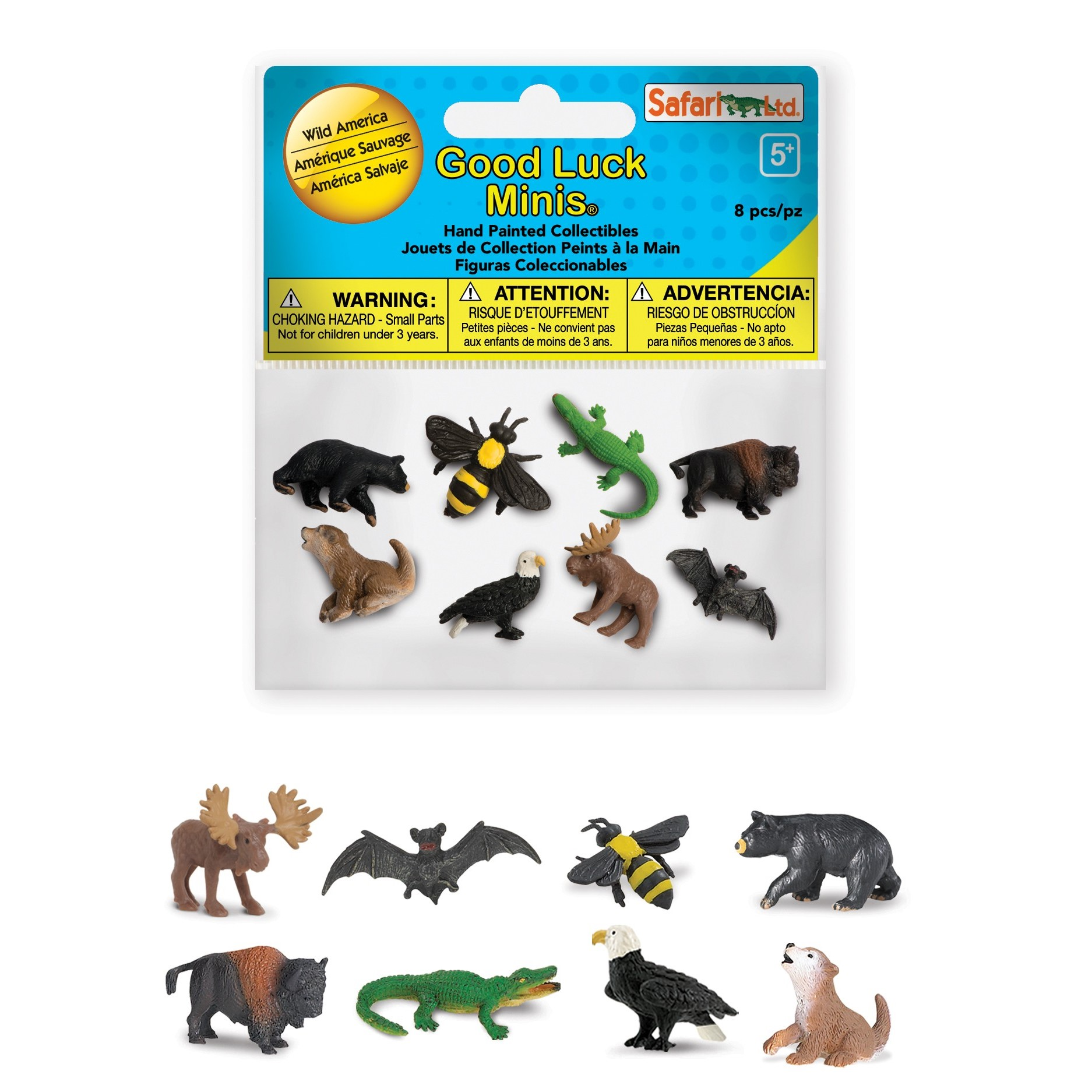 Safari Ltd. Divoká Amerika - Good Luck Minis Funpack