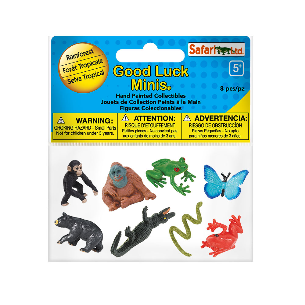 Safari Ltd. Deštný prales - Good Luck Minis Funpack