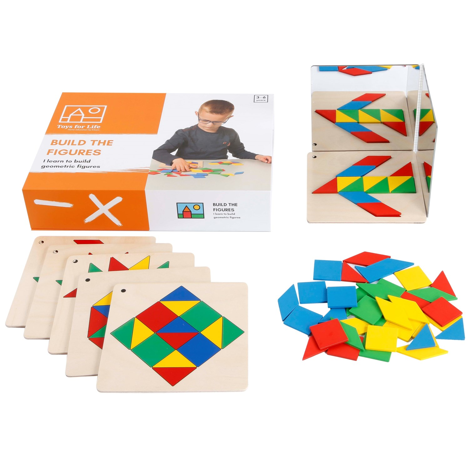 Toys for life - Dřevěná mozaika