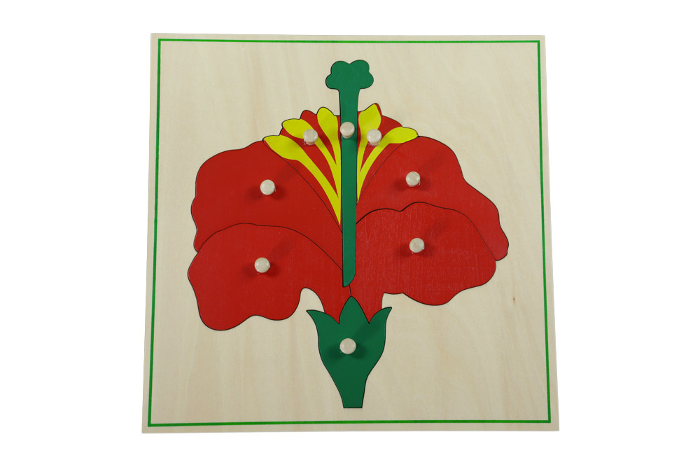 Montessori puzzle Květina