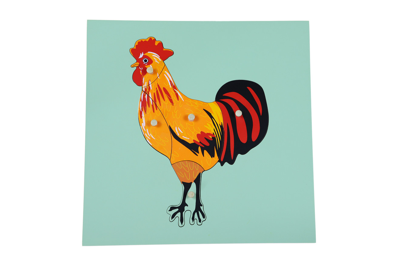 Montessori Puzzle - kohout
